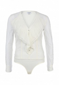 Боди Bebe, цвет: белый. Артикул: BE007EWDHZ42. Женская одежда / Нижнее белье и одежда для дома / Боди