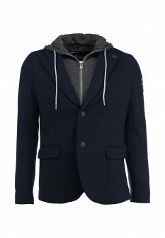 Пиджак Desigual, цвет: синий. Артикул: DE002EMCED57. Мужская одежда / Пиджаки и костюмы / Пиджаки